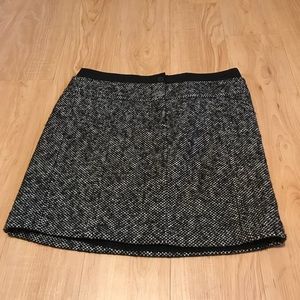 Ann Taylor Loft Black and White Skirt